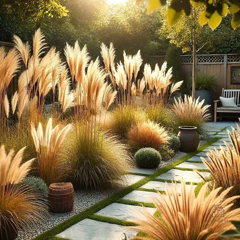 40 Cozy Modern Garden Ideas Worth Pinning 15 Ornamental Grasses for Movement
