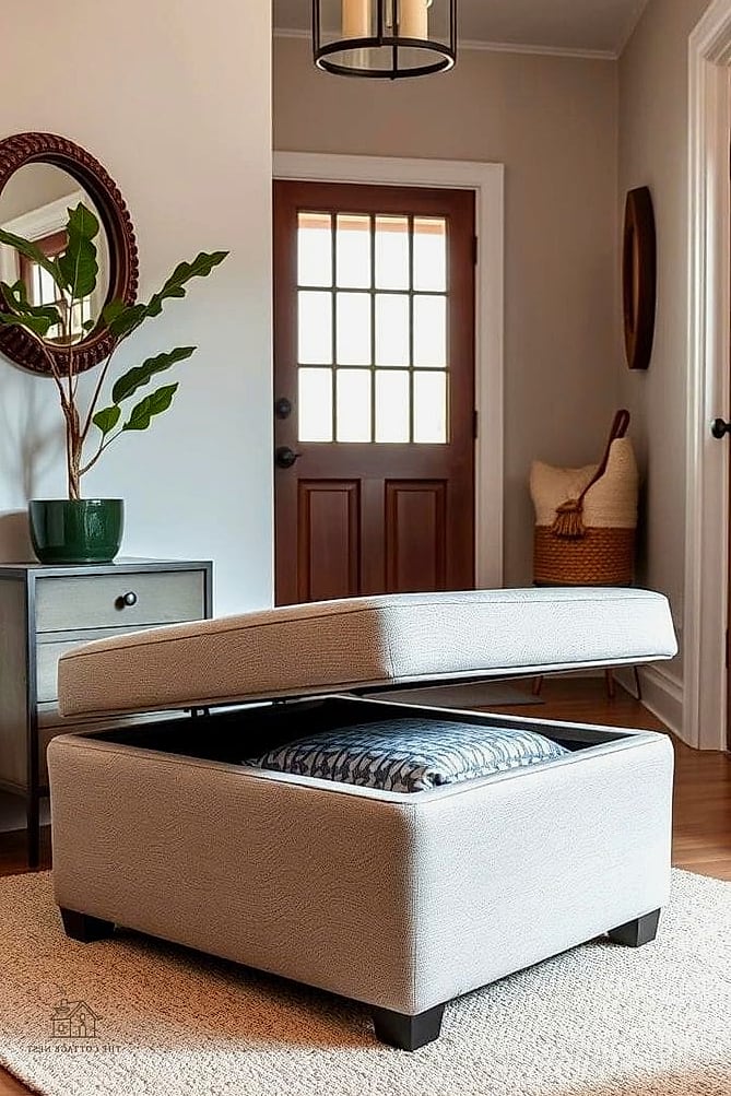Ottoman With Hidden Storage