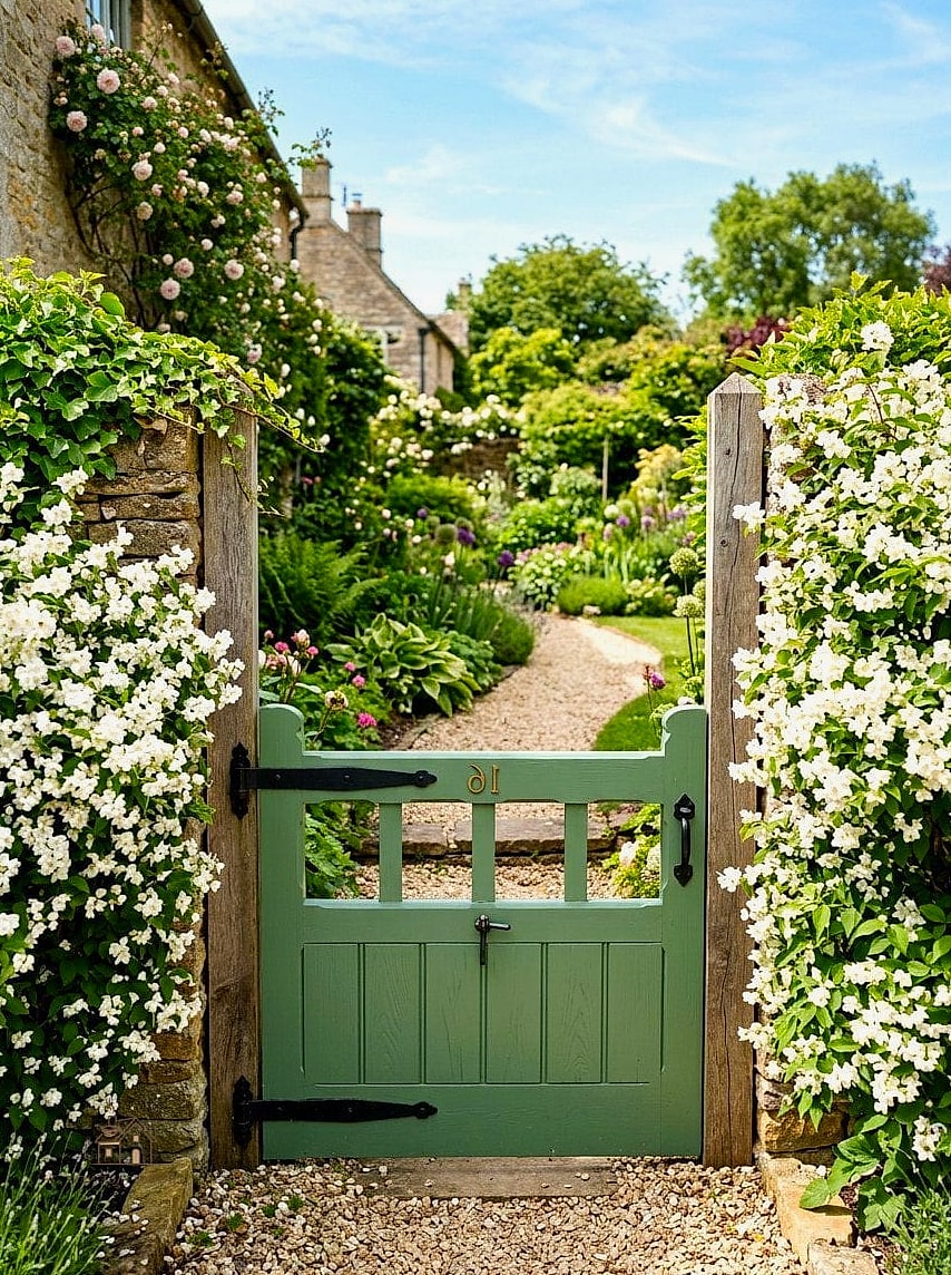 Painted Statement Gate