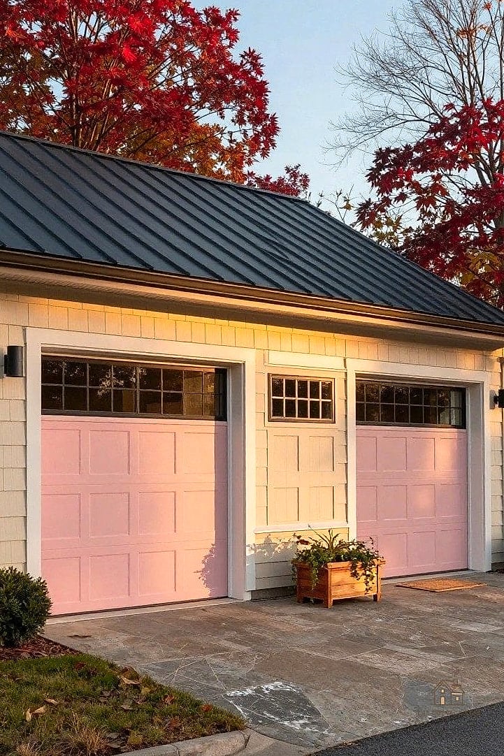 50 Amazing Garage Paint Colors Walls Ideas on a Budget 27 Pale Blush Pink