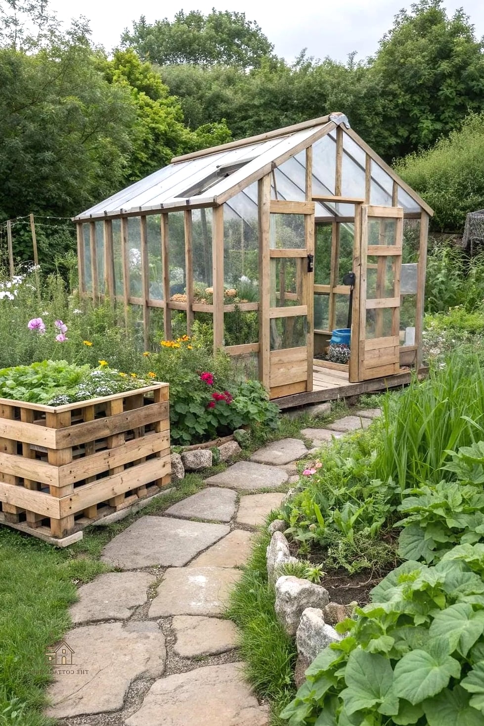45 Creative Pallet Garden Ideas That Will Inspire You 12 Pallet Greenhouse Frame