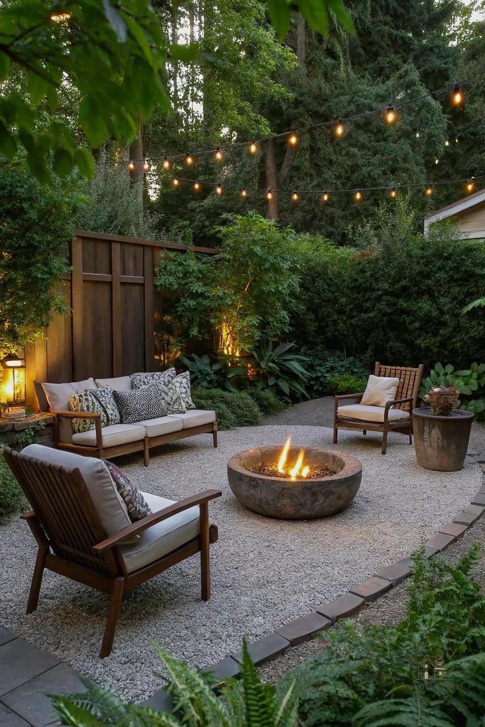 40 Cozy Modern Garden Ideas Worth Pinning 32 A Pea Gravel Patio Area