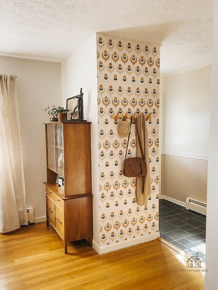 35 Stunning Entryway Accent Wall Ideas You'll Absolutely Love 4 Peel-and-Stick Wallpaper