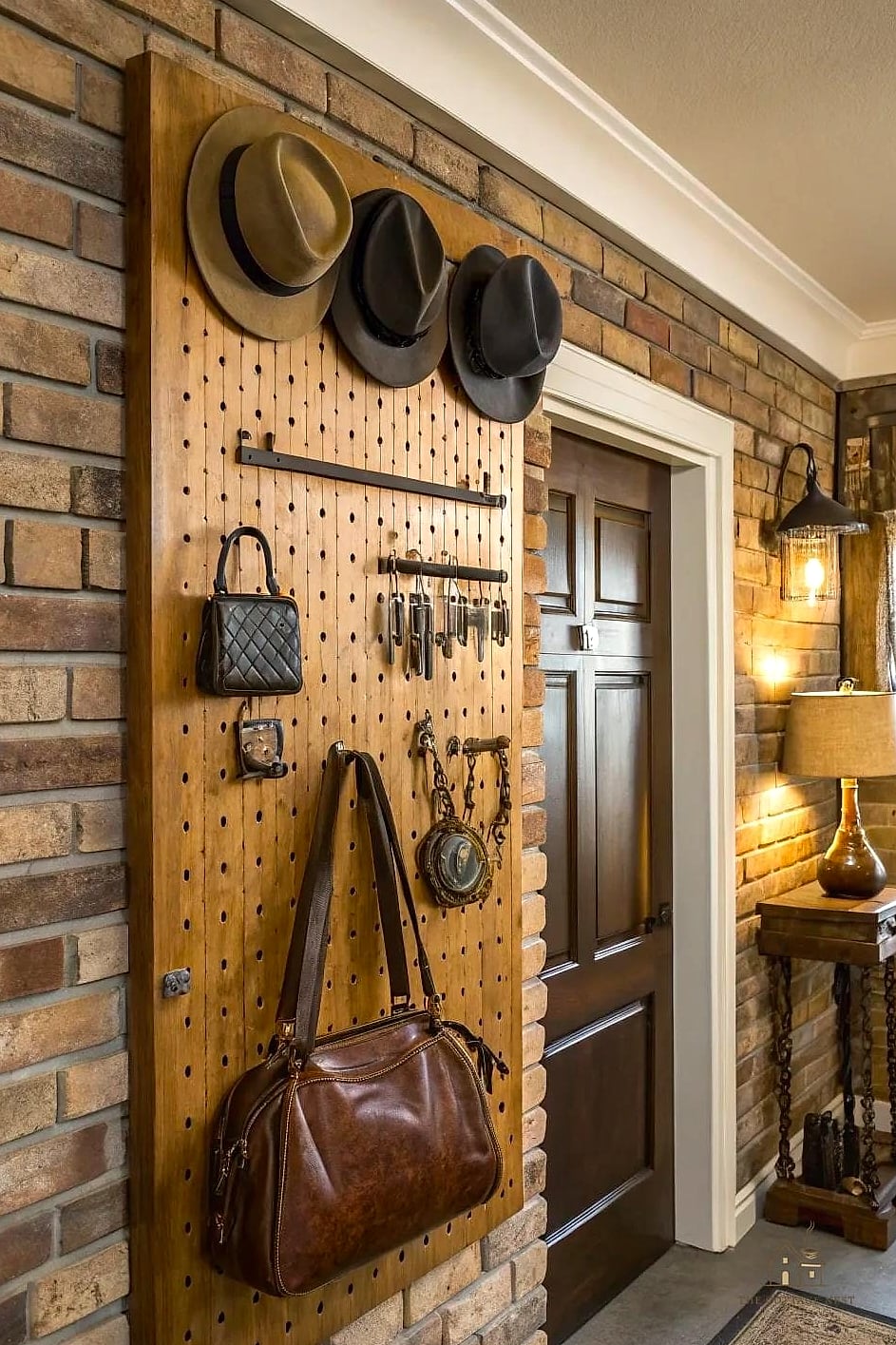 45 Stunning Garage Entryway Ideas You'll Absolutely Love 15 Pegboard Wall for Flexible Storage