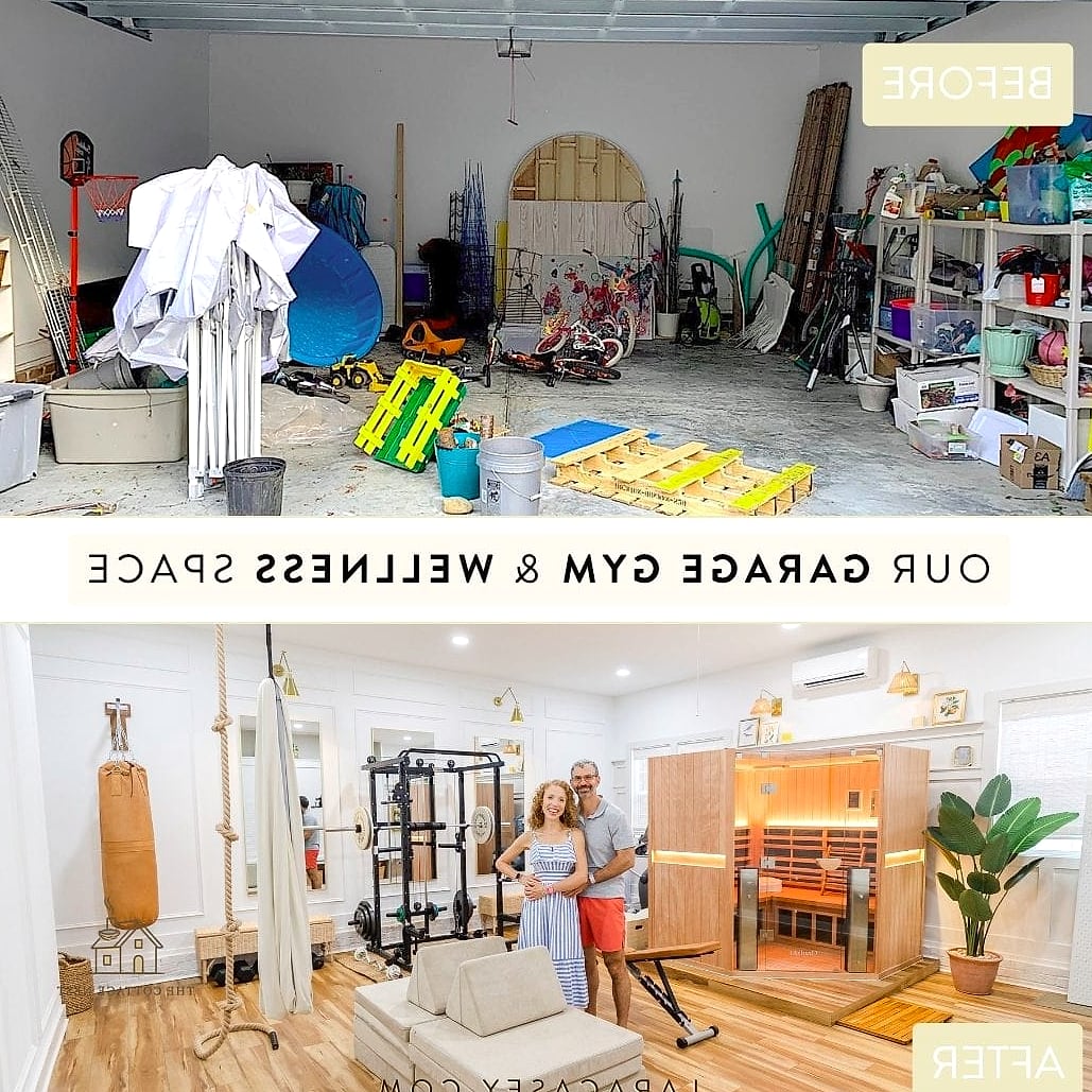 50 Beautiful Garage Gym Ideas to Transform Your Space 34 Personal Record Wall
