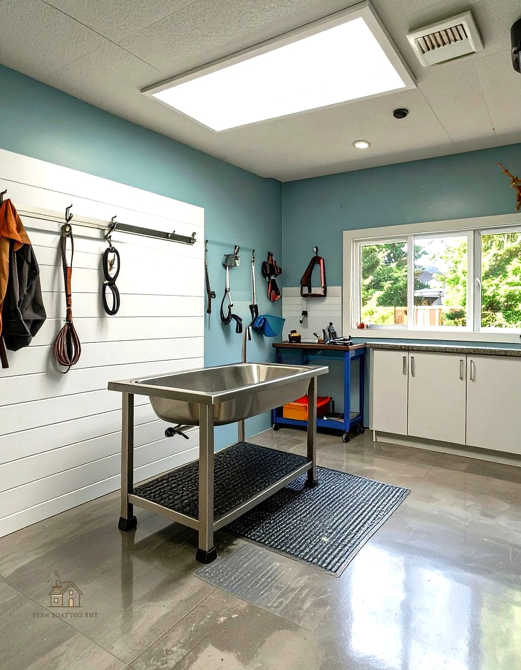 40 Clever Garage Conversion Ideas for Every Style 16 Pet Grooming Station