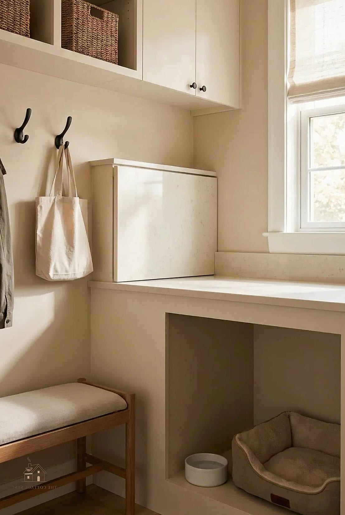 45 Stunning Garage Entryway Ideas You'll Absolutely Love 36 Pet Station With Leash Hooks and Food Bin