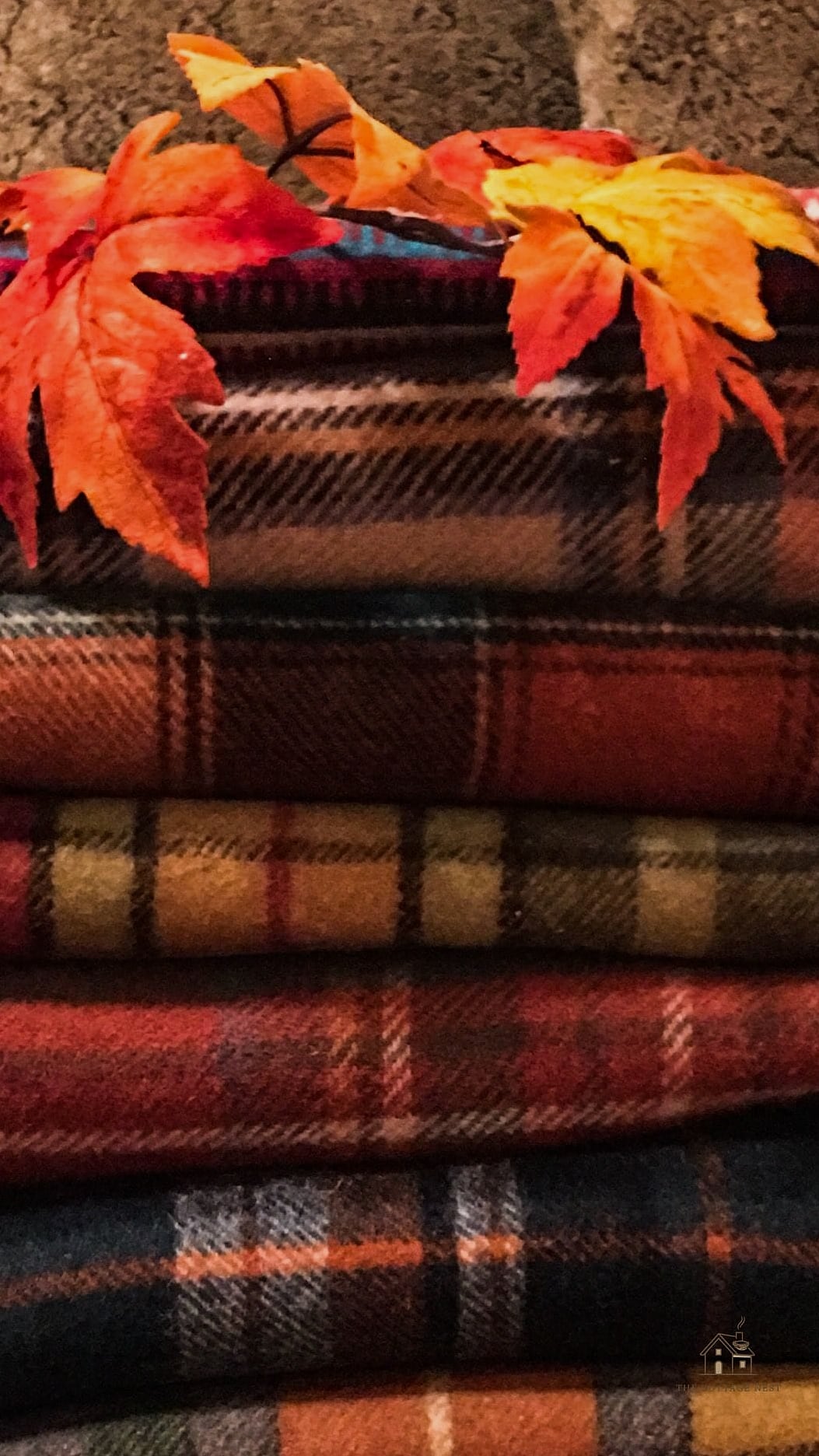 45 Gorgeous Fall Front Porch Decor Ideas That Are Totally Doable 10 Plaid Throw Blankets Draped Over Chairs
