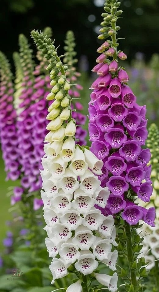 35 Brilliant Cottage Garden Ideas to Copy Right Now 26 Plant Foxglove and Delphinium Together