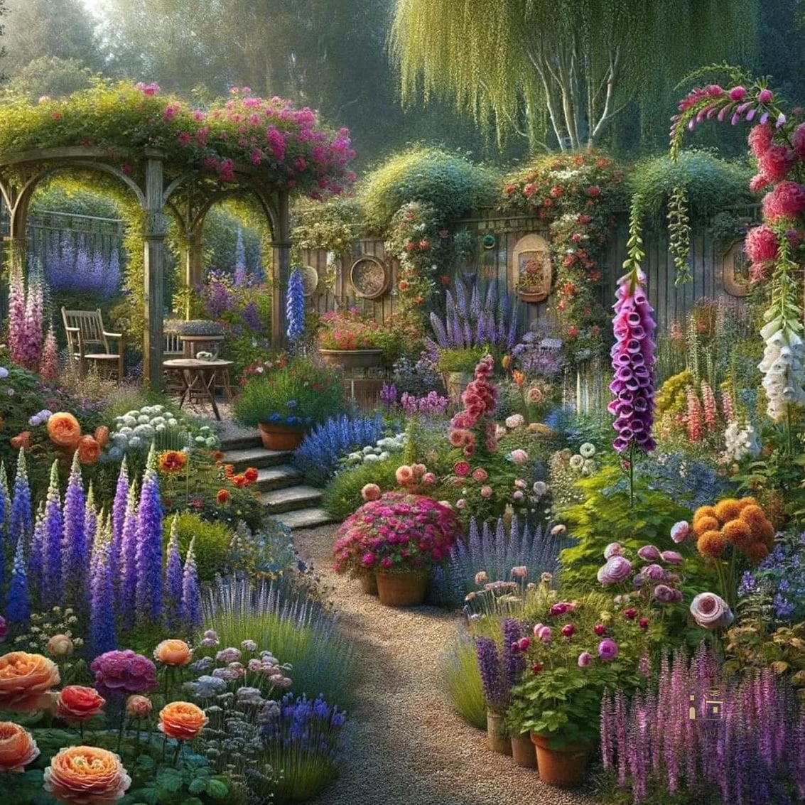 30 Dreamy English Garden Ideas to Try This Season 29 Plant a Mixed Perennial Border Along the Fence