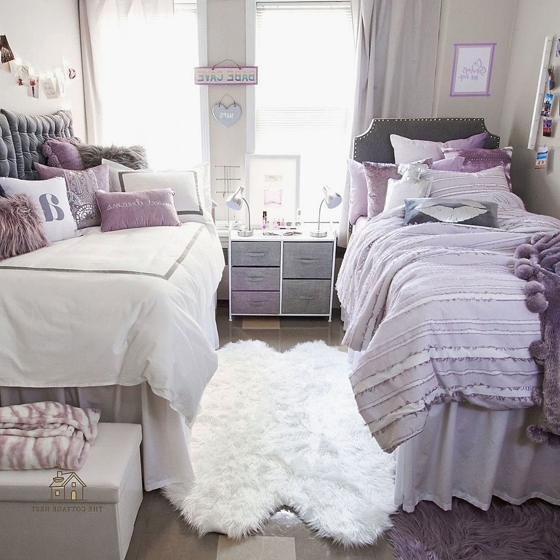 40 Amazing Purple Dorm Room Ideas on a Budget 13 Plum Velvet Throw Blanket