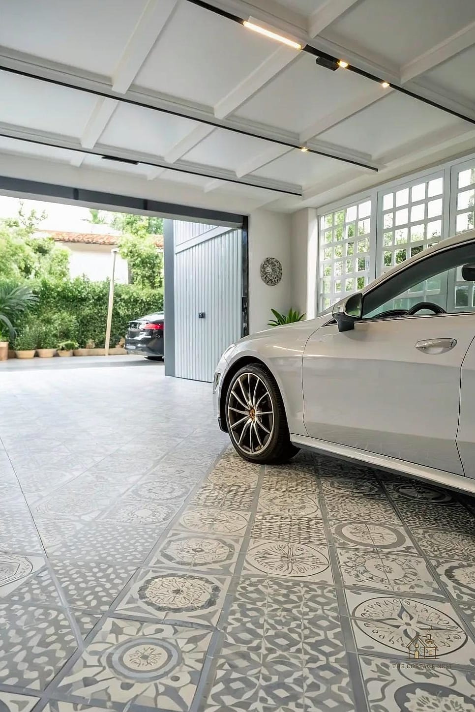 25 Chic Garage Floor Ideas for a Beautiful Home 13 Porcelain Tile That Looks Like Marble
