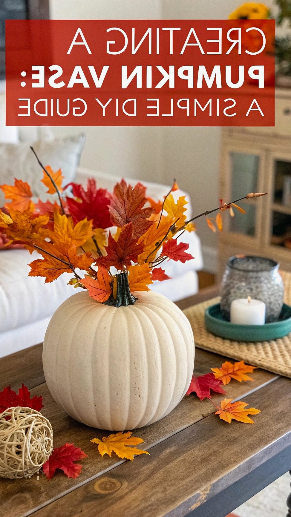 30 Quick Diy Fall Table Centerpieces on a Budget 8 Pumpkin Vase with Fresh Flowers
