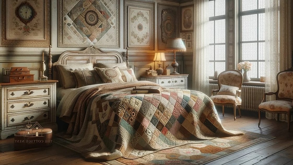Quilted Patchwork Throw