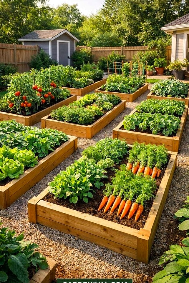 50 Clever Vegetable Garden Ideas for Every Style 46 Raised Bed with Bird Netting Frame