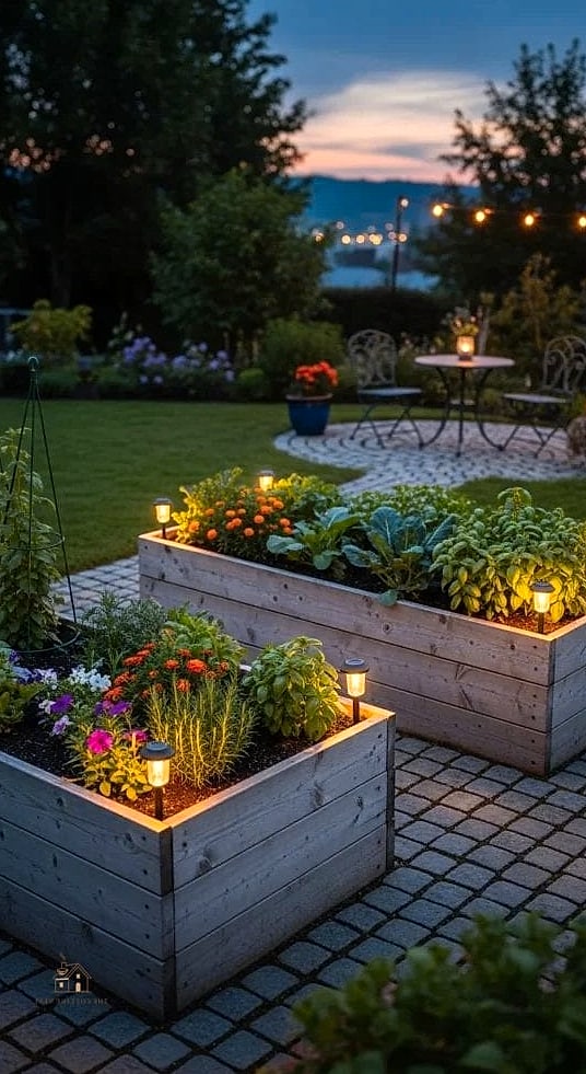 40 Cozy Modern Garden Ideas Worth Pinning 9 Raised Garden Beds in Weathered Wood