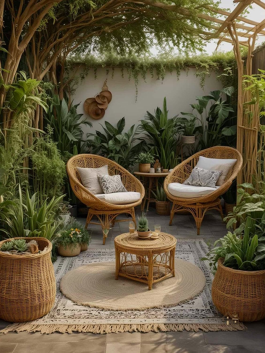 45 Brilliant Boho Garden Ideas to Copy Right Now 28 Rattan and Wicker Furniture Pieces