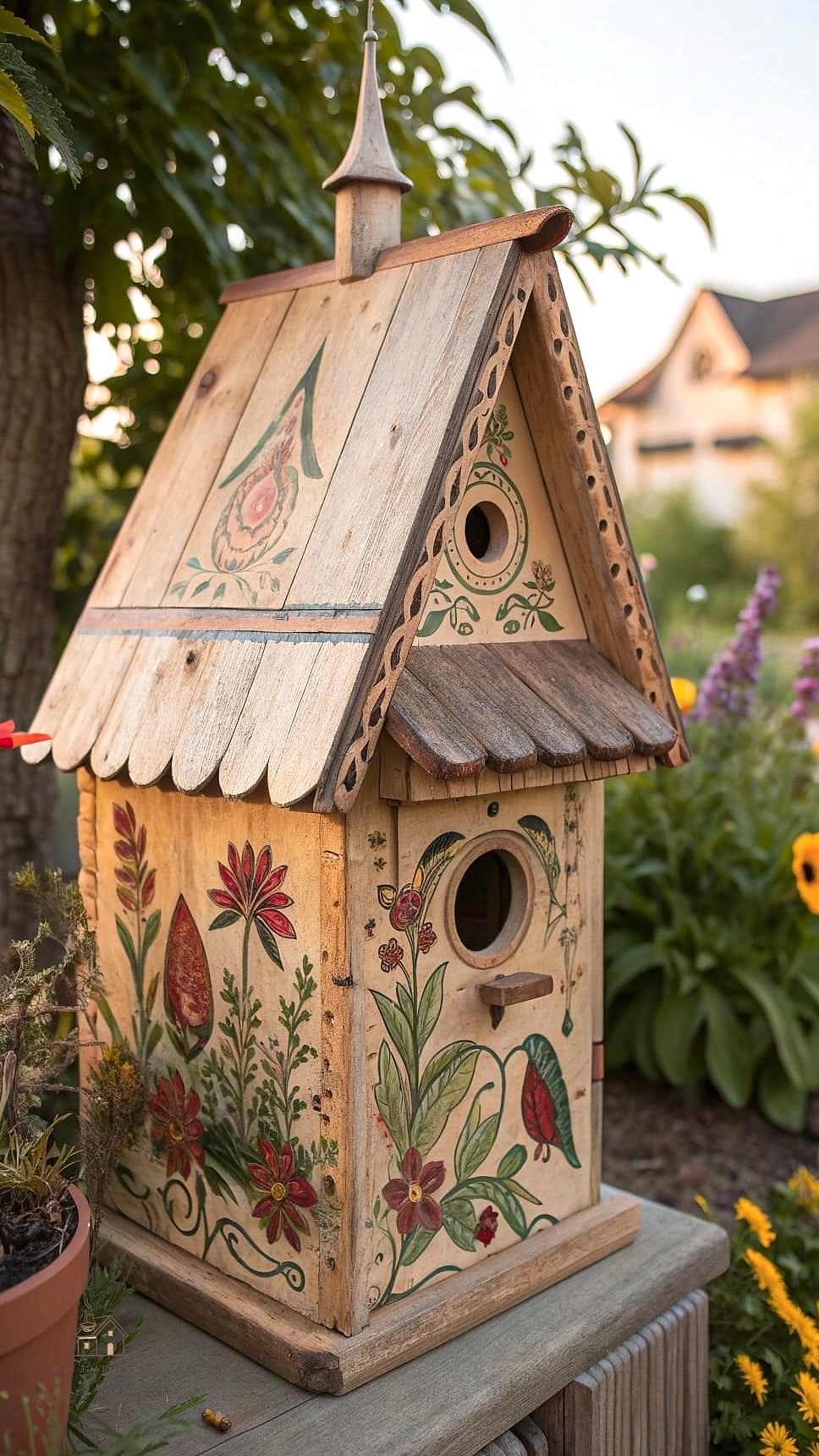20 Clever Unique Bird Houses for Every Style 3 Reclaimed Barn Wood Cottage