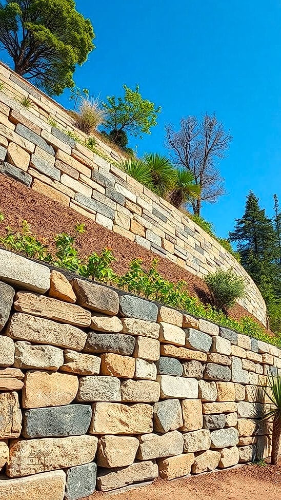 30 Beautiful Retaining Wall Ideas to Transform Your Space 30 Reclaimed Stone Walls