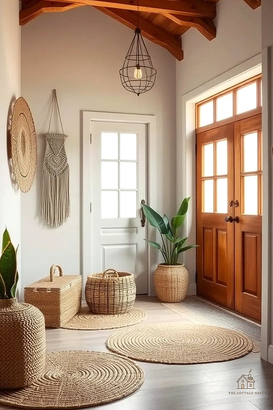 35 Brilliant Small Entryway Rug Ideas to Copy Right Now 35 Recycled Fiber Outdoor-Indoor Rug