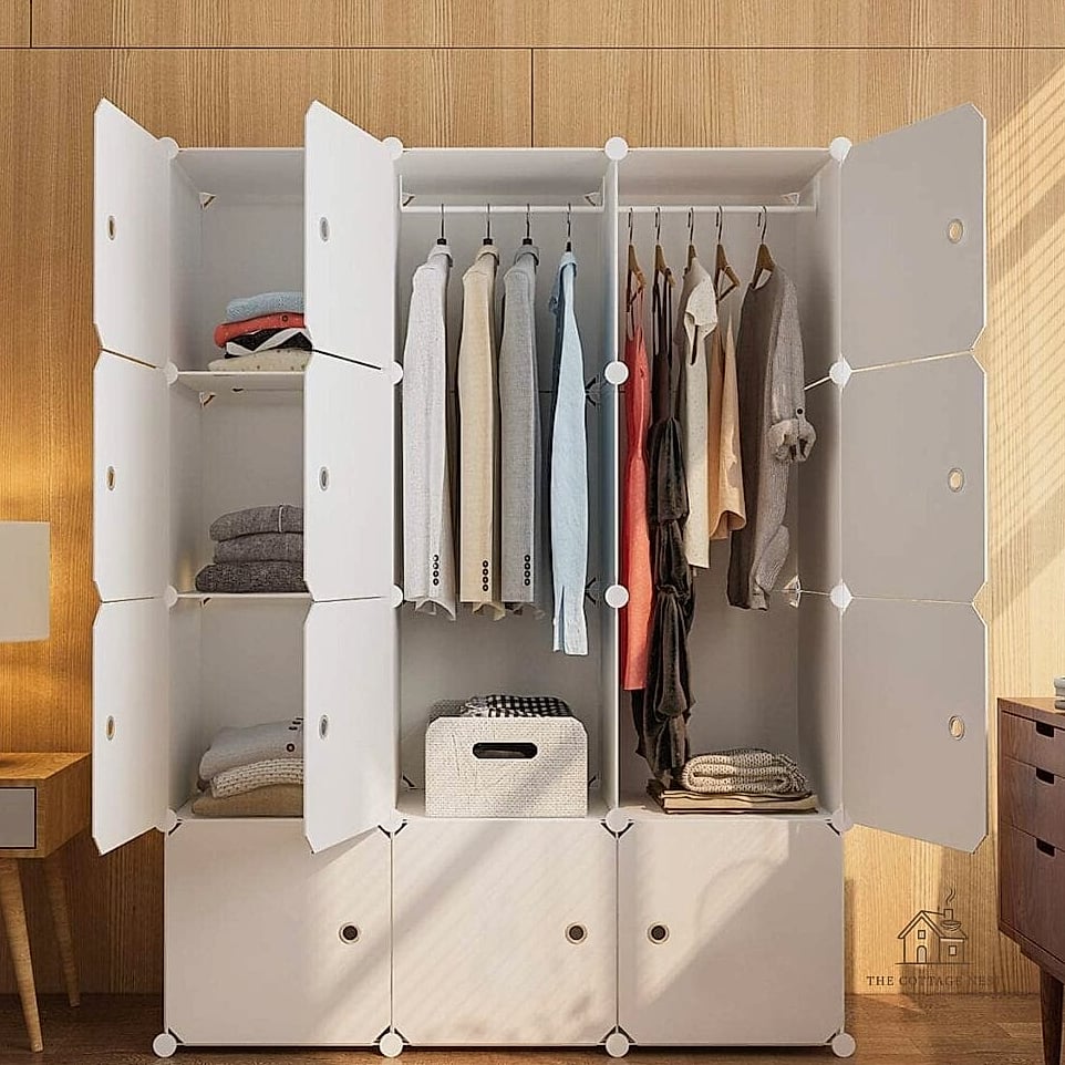 50 Amazing College Dorm Room Ideas on a Budget 41 Removable Closet Wallpaper