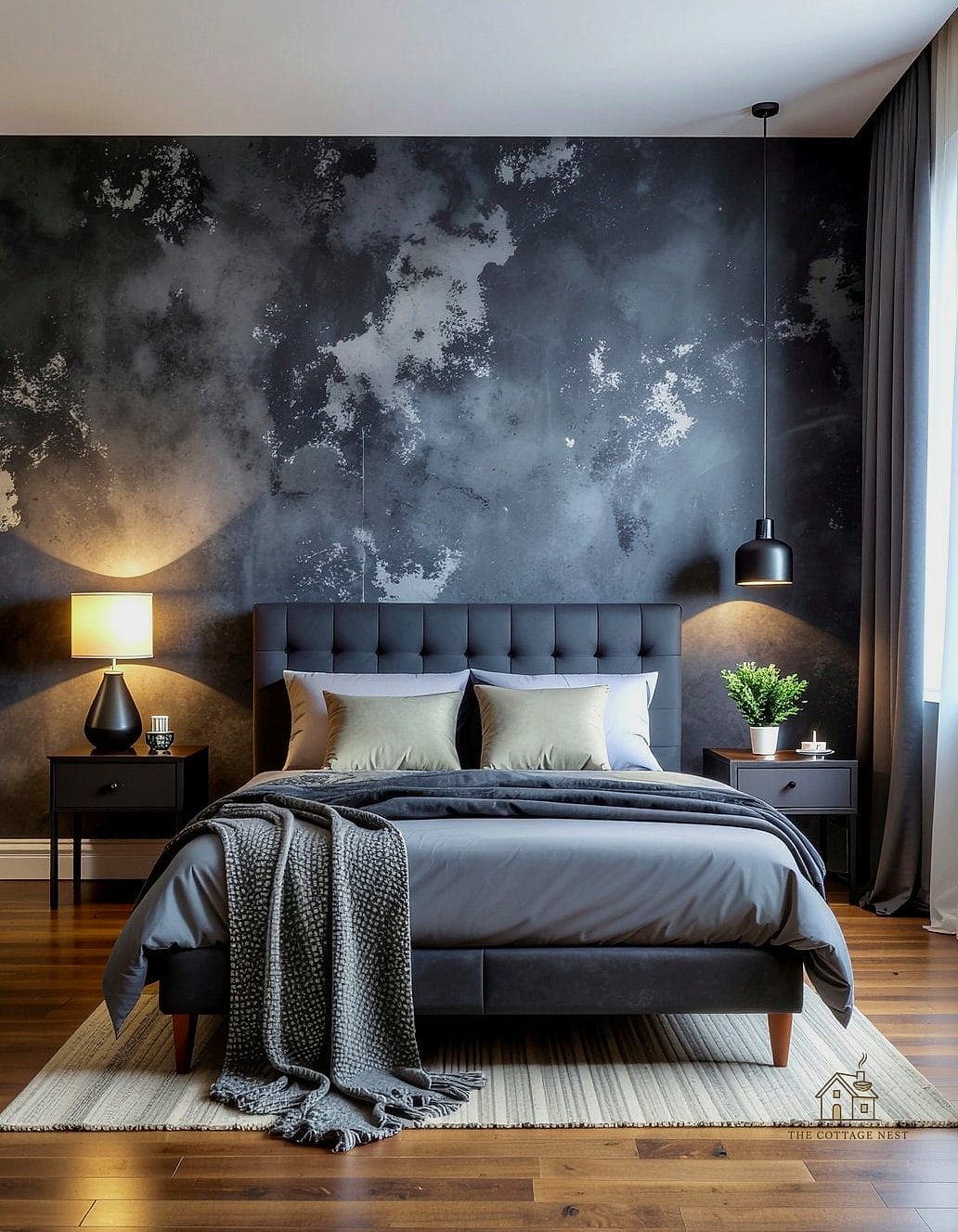 25 Stunning Bedroom Wallpaper Ideas You'll Absolutely Love 25 Removable Textured Peel-and-Stick Wallpaper