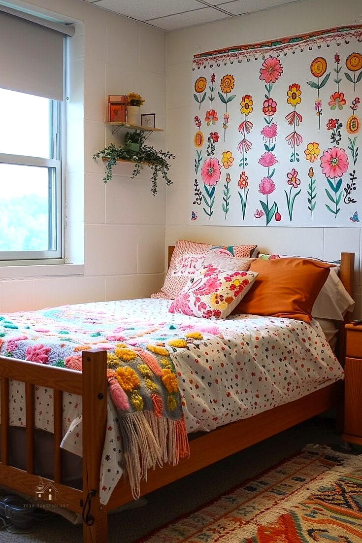 25 Gorgeous Dorm Room Ideas For Guys That Are Totally Doable 18 Removable Wall Decals