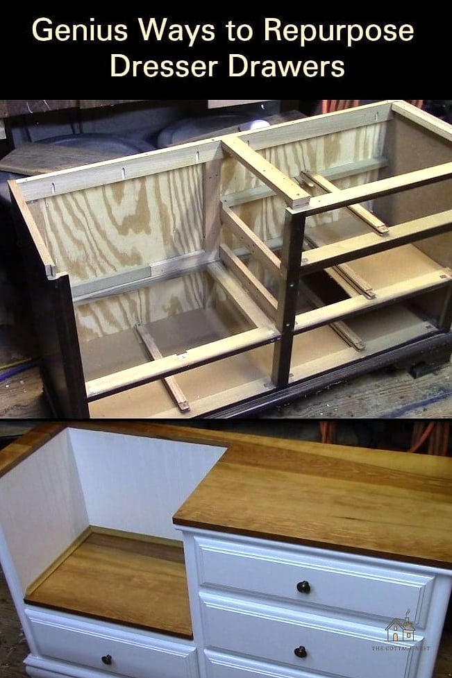 Repurposed Dresser Planter