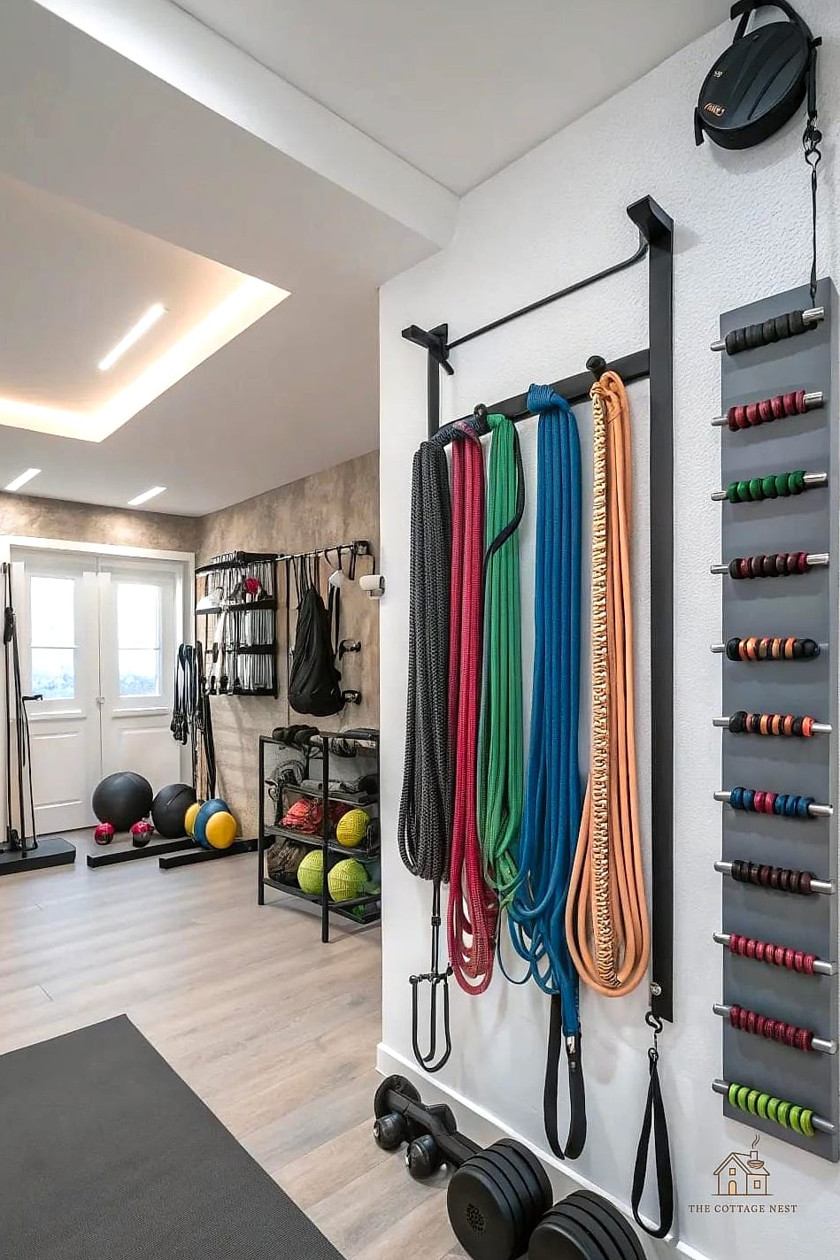 35 Stunning Home Gym Ideas Small Garage You'll Absolutely Love 17 Resistance Band Door Anchor System
