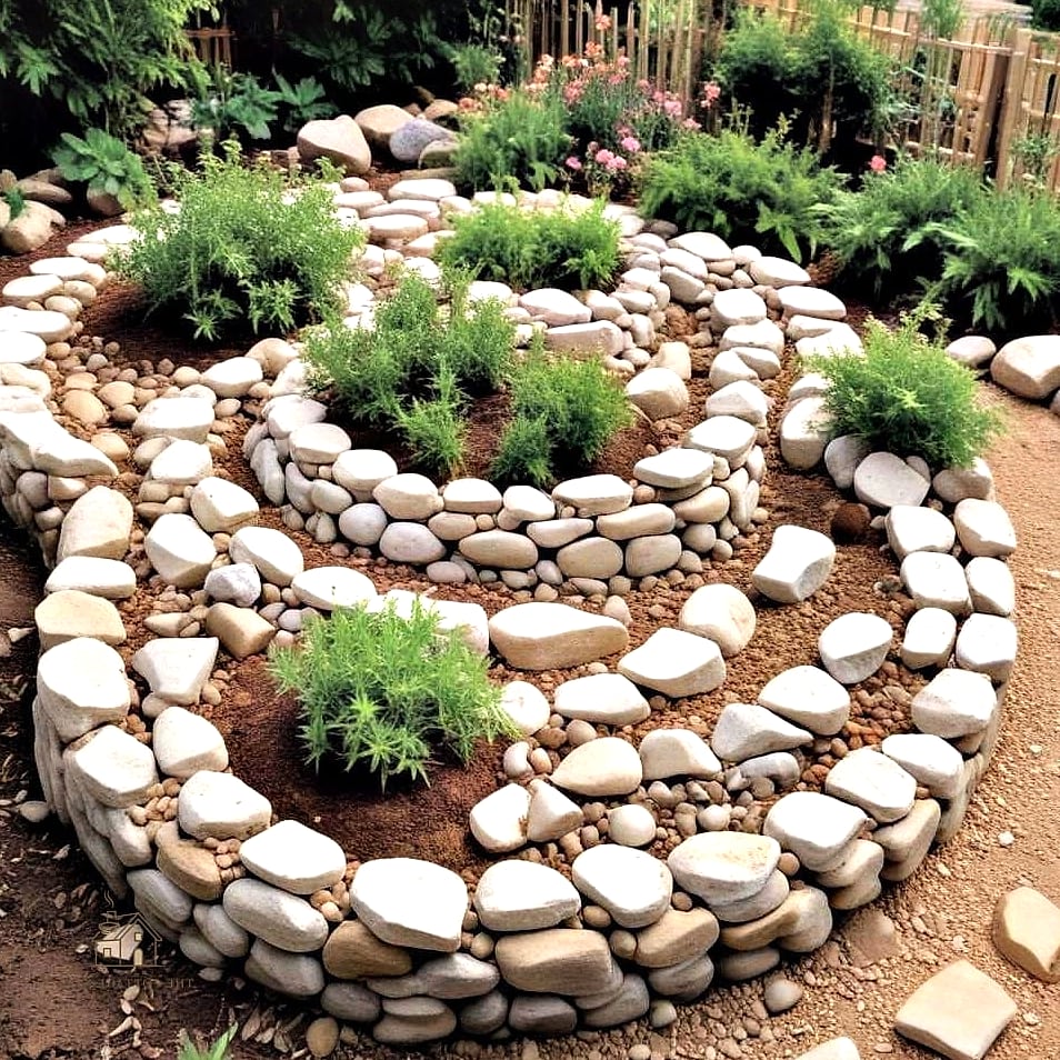 Rock Garden Herb Spiral