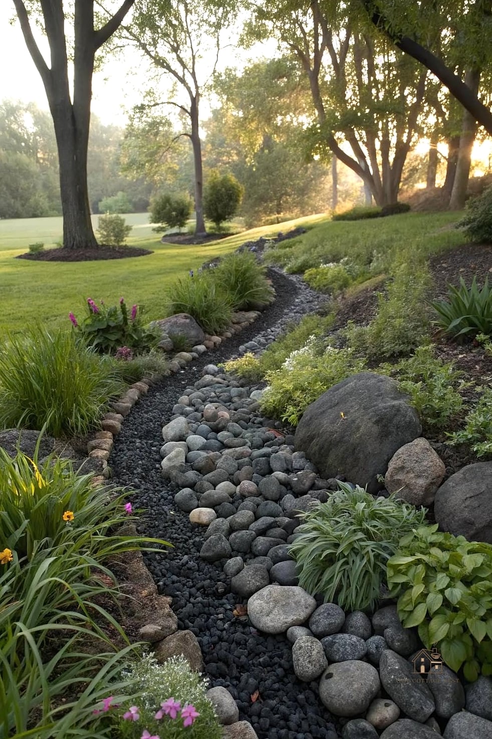 15 Stunning Rock Garden Ideas You'll Absolutely Love 5 Rock Garden with a Dry Creek Bed