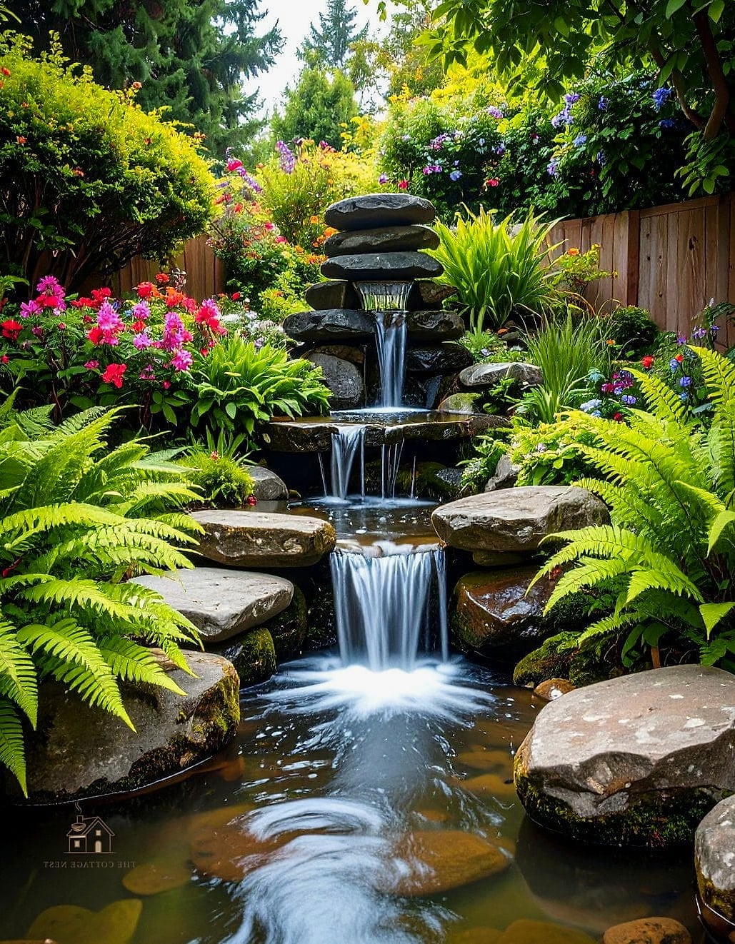 15 Stunning Rock Garden Ideas You'll Absolutely Love 14 Rock Garden with a Water Feature
