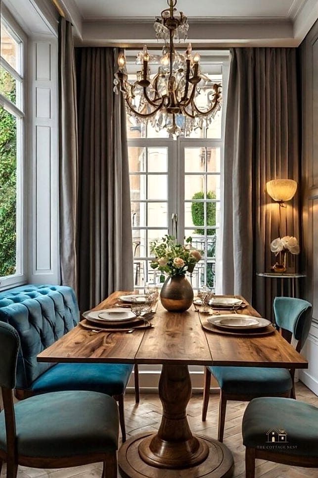 45 Brilliant Dining Room Table Centerpiece Ideas to Copy Right Now 26 A Row of Small Succulents in Matching Pots