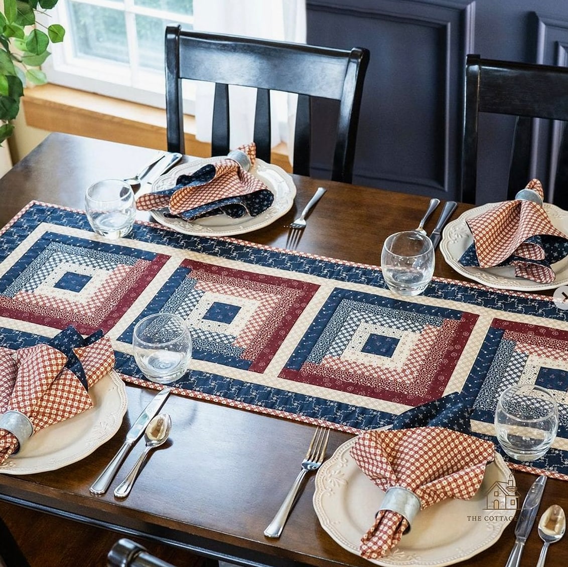 45 Brilliant Dining Room Table Centerpiece Ideas to Copy Right Now 16 A Runner of Fresh Cut Flowers Laid Flat