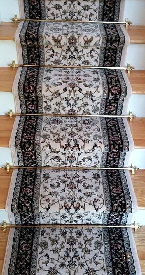 25 Brilliant Stair Runners Ideas to Copy Right Now 15 Runner in a Rich Burgundy or Wine Tone