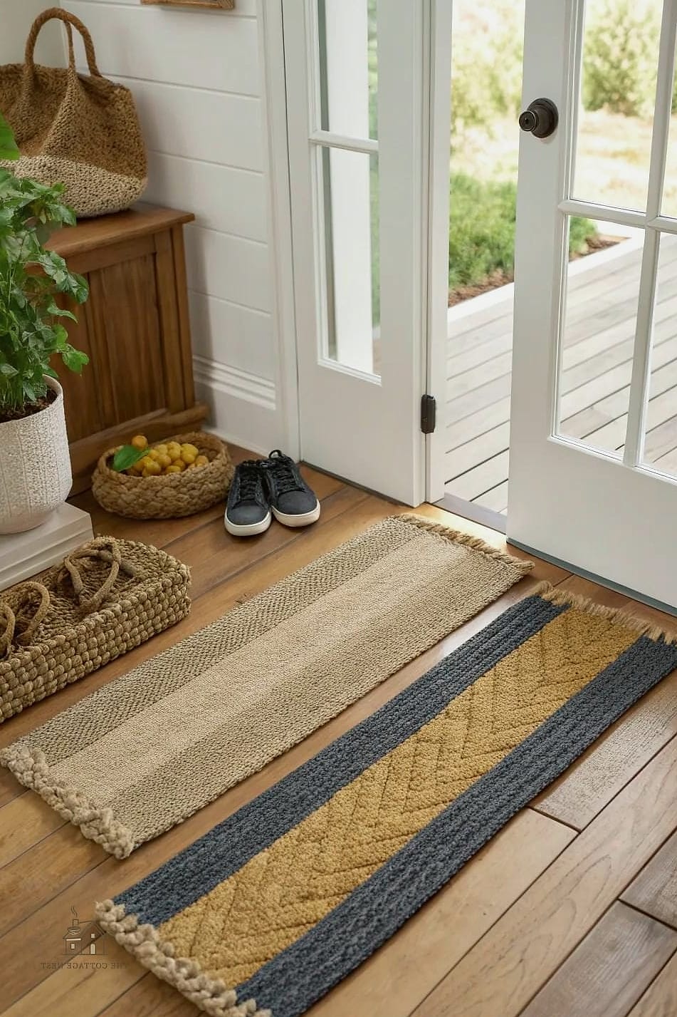 45 Stunning Garage Entryway Ideas You'll Absolutely Love 19 Runner Rug for Warmth and Grip