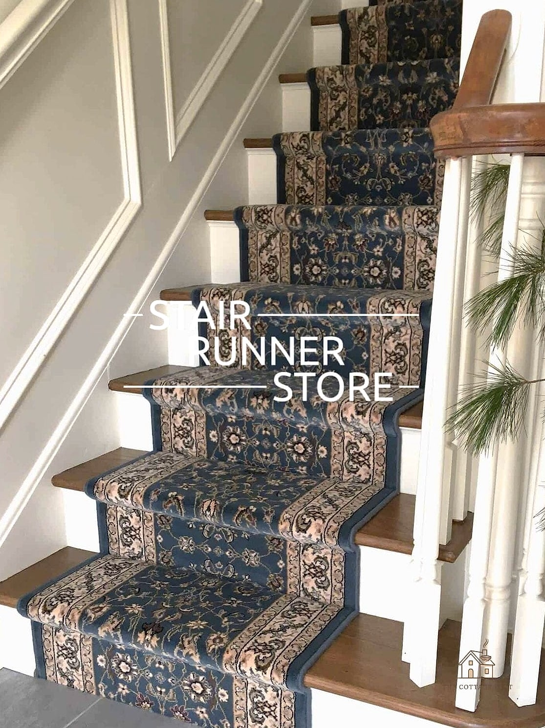 25 Brilliant Stair Runners Ideas to Copy Right Now 24 Runner in a Warm Terracotta or Rust Tone