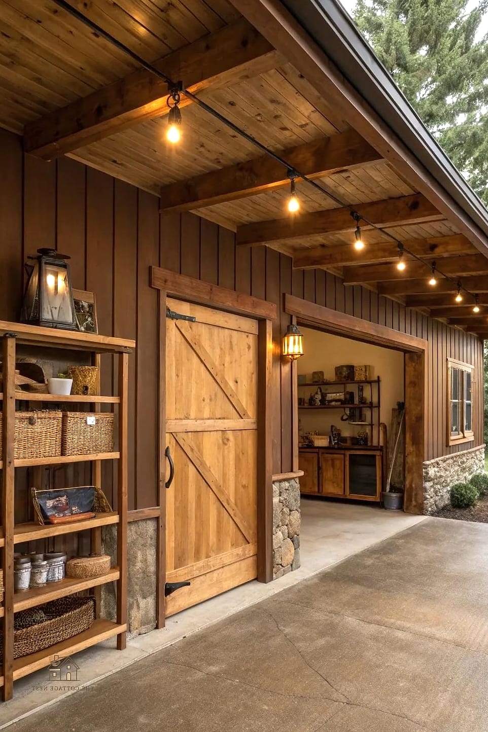 50 Amazing Garage Paint Colors Walls Ideas on a Budget 38 Rustic Barn Red
