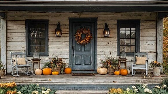 30 Dreamy Farmhouse Fall Decor Ideas to Try This Season 28 Rustic Wood Sign with Family Name