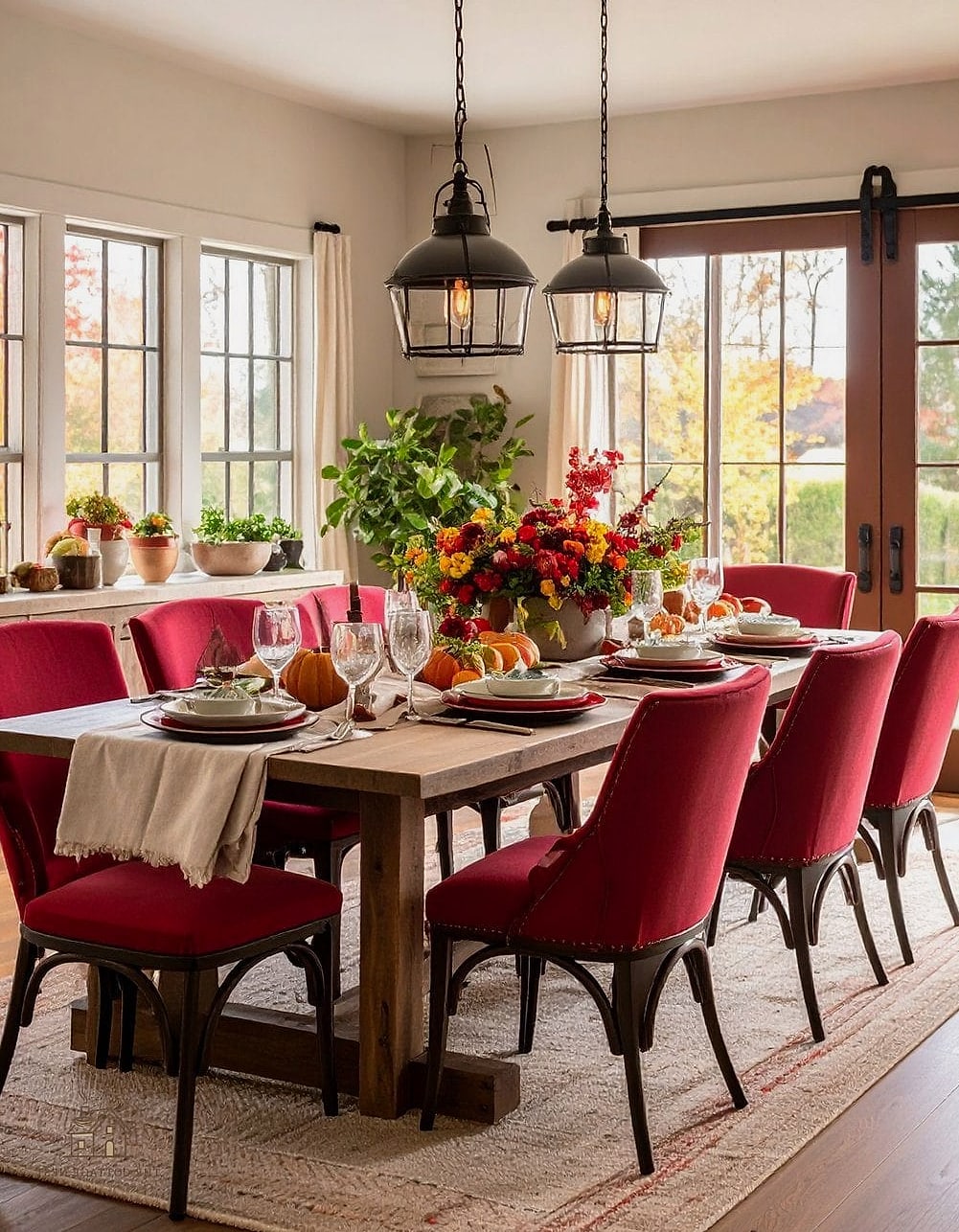 45 Gorgeous Dining Room Paint Color Ideas That Are Totally Doable 27 Rust Red
