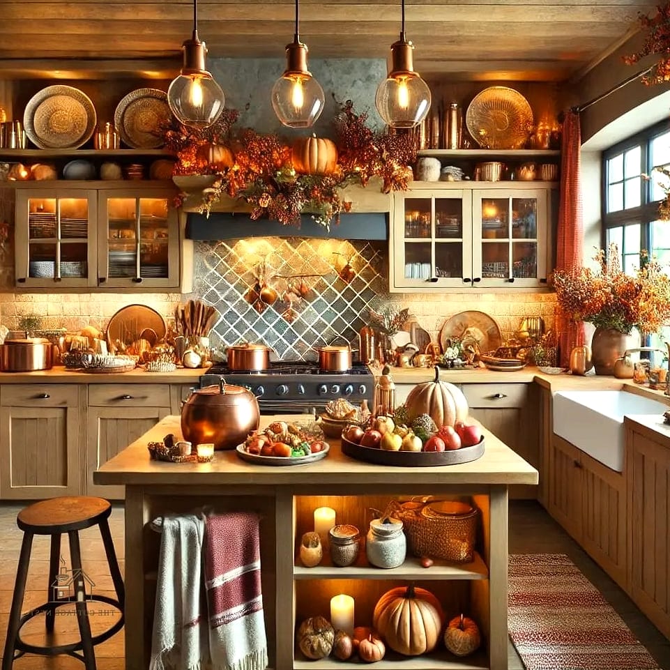 30 Stunning Fall Kitchen Decor Ideas That'll Make You Want to Cook All Season 17 Rust and Terracotta Accent Colors
