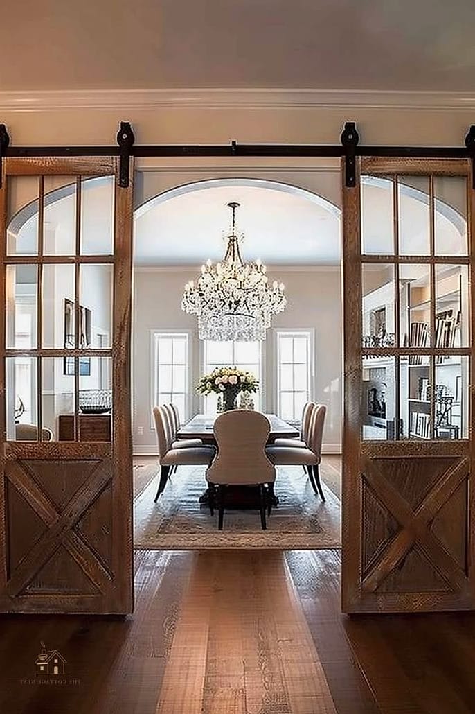 50 Amazing Dining Room Built In Ideas on a Budget 32 Salvaged Door Cabinet Fronts