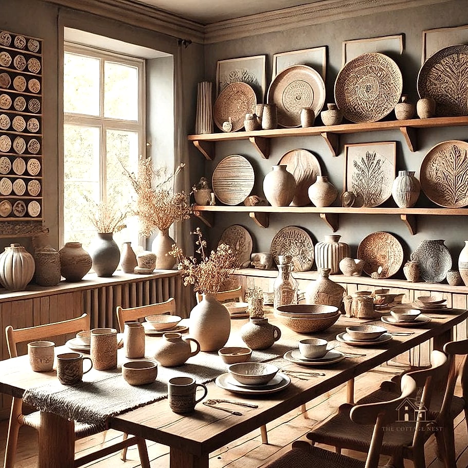 45 Gorgeous Japandi Dining Room Ideas That Are Totally Doable 8 Sculptural Ceramic Vase
