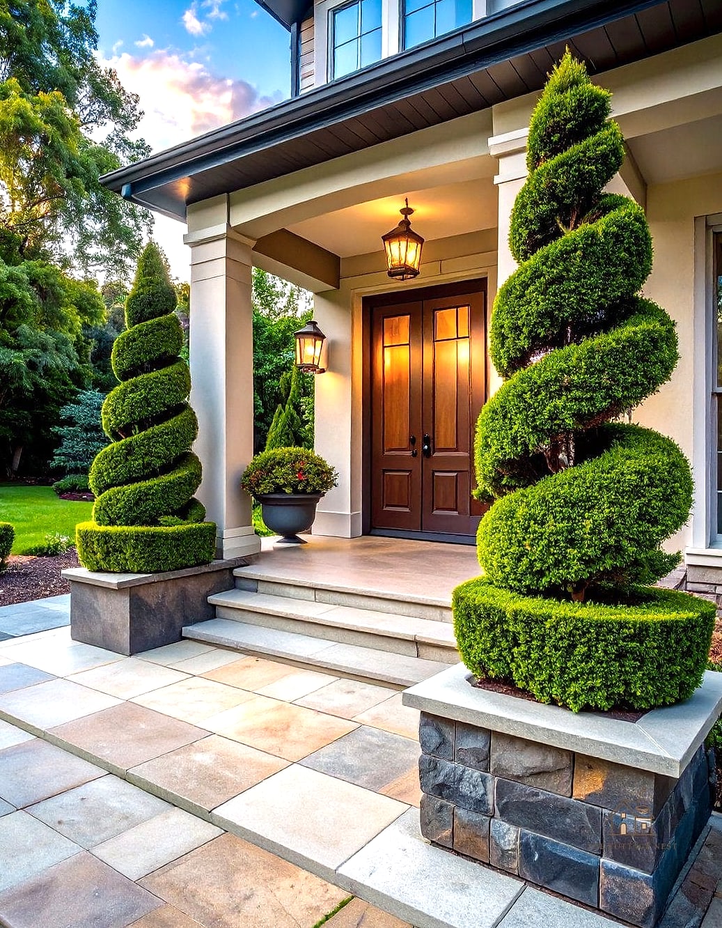 Sculptural Topiary Accents