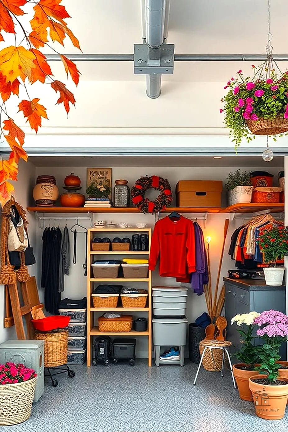 45 Stunning Garage Organization Ideas You'll Absolutely Love 33 Seasonal Decor Rotation Shelving