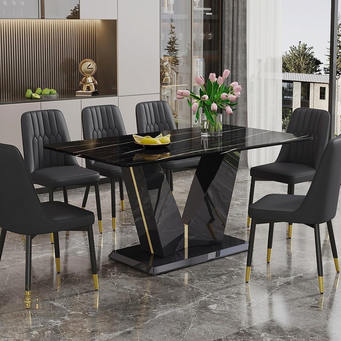 15 Stunning Black Dining Table Decor Ideas You'll Absolutely Love 9 Set the Table with Neutral Dinnerware