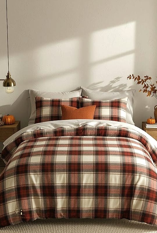 35 Stunning Fall Bedding You'll Absolutely Love 35 Sherpa and Flannel Combo Sets