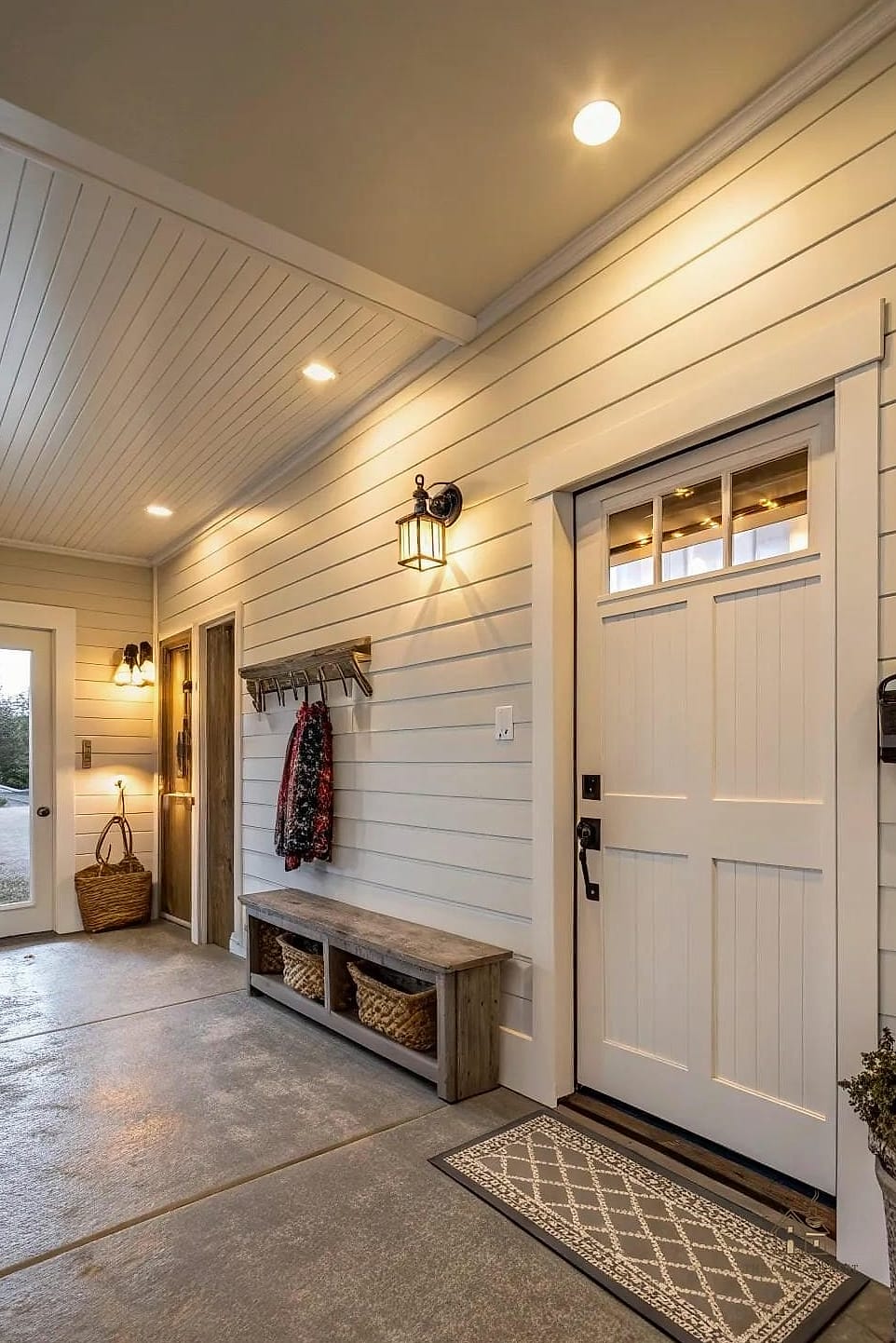 45 Stunning Garage Entryway Ideas You'll Absolutely Love 7 Shiplap Accent Wall