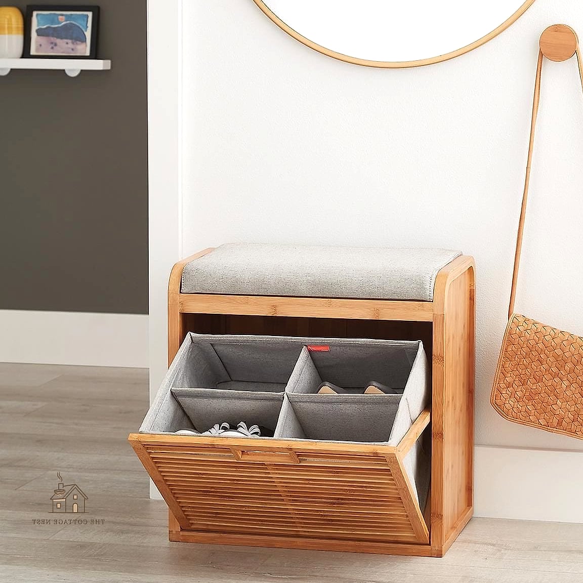 40 Amazing Small Entryway Shoe Storage Ideas on a Budget 9 Shoe Storage Bench with Lift-Top Seat