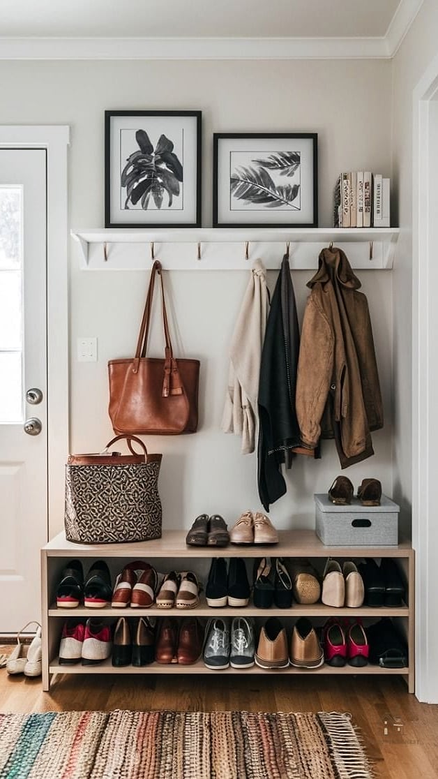 40 Amazing Small Entryway Shoe Storage Ideas on a Budget 19 Shoe Tray Mat by the Door